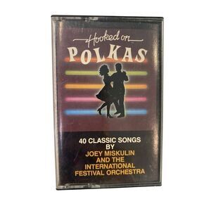 Hooked On Polkas Cassette Tape K-Tel 378-4 1993 Joey Miskulin Polka Compilation